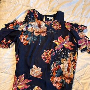 Umgee floral open shoulder top